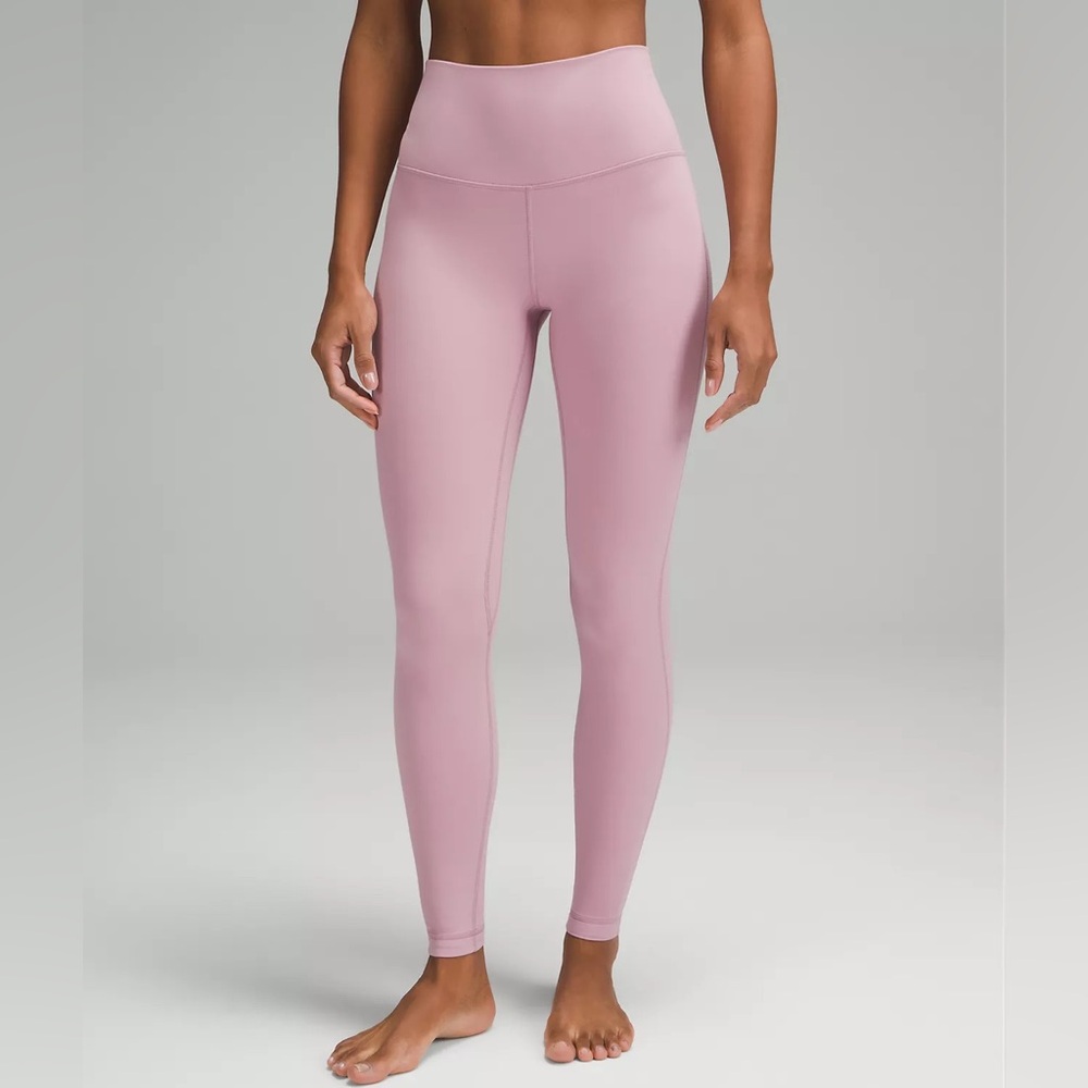 Lulu Lemon Leggings 28” Size 12 Rose blush New Without Tags